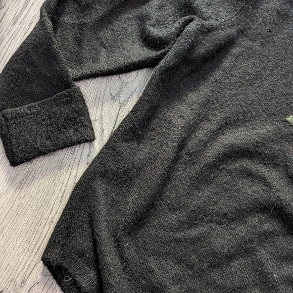 Reitmans Rose Knit sweater mock neck size Small Goth Coquette Alt Romantic - Picture 5 of 11